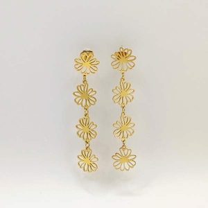 Pendientes Fiorella Gold