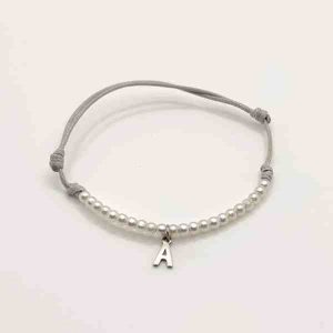 Pulsera Violetta Small Initial (Silver)