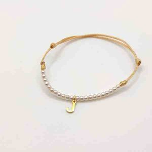 Pulsera Violetta Small Initial (Gold)