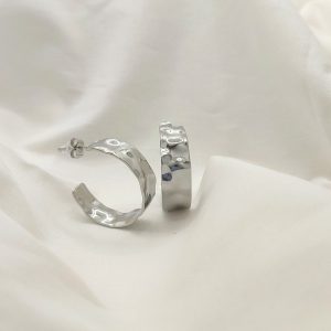 Pendientes Aro Ágata (Silver)